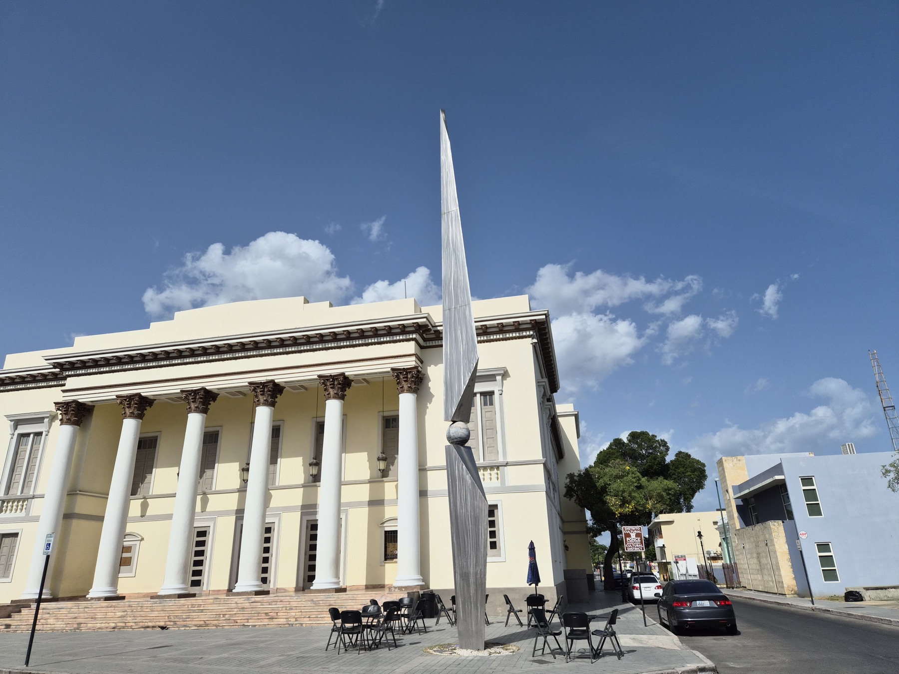 Neoclassical building in the historic centre of Ponce